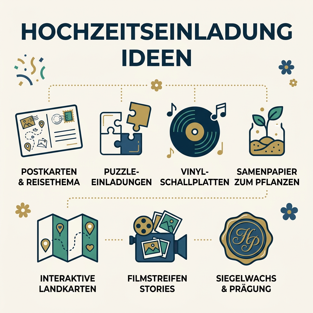 Hochzeitseinladungen: 7 kreative Ideen für einen realen Wow-Effekt